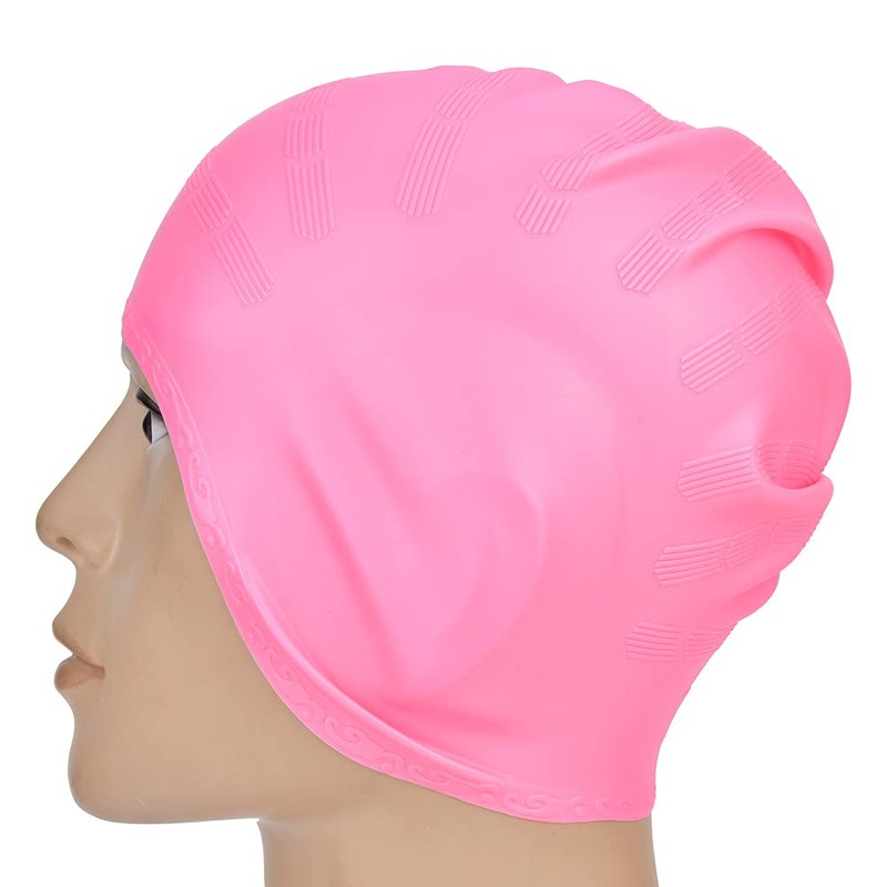 Swim Cap, Comfortable Fit to Protect Your Ears, Shedding Prevention,