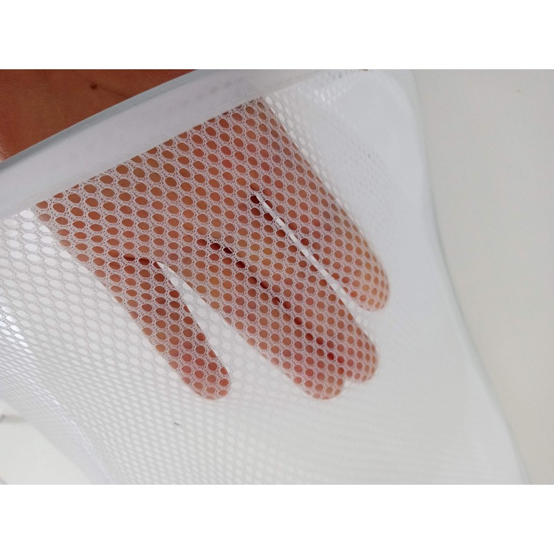 Heng happy Small Mesh Hanging Laundry Hamper Basket, Mesh Hamper,