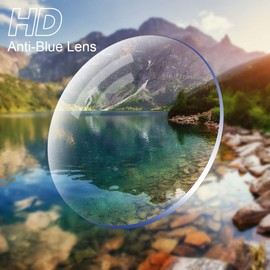 Clip On and Flip Up & Down Magnifying Reading Glasses Progressive Multifocal Magnifiers Readers Anti Glare Reduce Eyestrain UV Filter Eyewear for Women Men (Computer Blue Light Blocking Glasses Free)