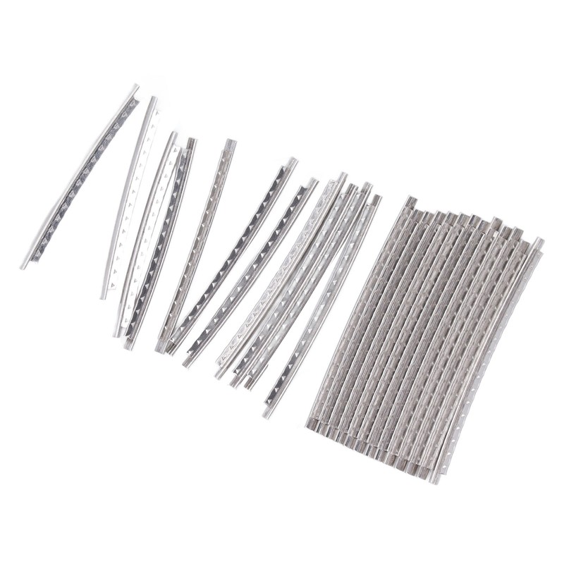 24Pcs Guitar Fret Wire 2.7mm 24 Frets Stainless Steel Fretwire