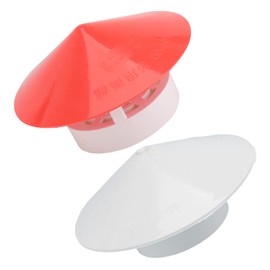 KICHOUSE 1pc Chimney Rainproof Cover Smoke Funnel for Ventilation Easy to Install Quick Drainage Design for Rooftop