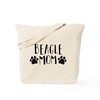 CafePress Beagle Mom Tote Bag Natural Canvas Tote Bag, Reusable