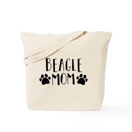 CafePress Beagle Mom Tote Bag Natural Canvas Tote Bag, Reusable Shopping Bag