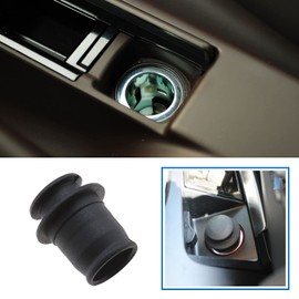 OTOTEC 2 STÜCKE Auto Zigarettenanzünder Abdeckkappe Staubdicht Wasserdicht 12 V Steckdose Deckel Auto Ersatz Zubehör Schwarz Einbau Durchmesser 21 mm