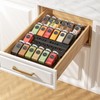 RCHYFEED 4 Tier Non-Slip Spice Drawer Organizer, (Need 3.5" Deep