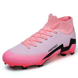 Bulamall Zapatos de Fútbol para Hombre Profesionales Zapatillas de Deporte Adulta Tacos de Fútbol para Entrenar al Aire Libre Atletismo Interiores Exteriores
