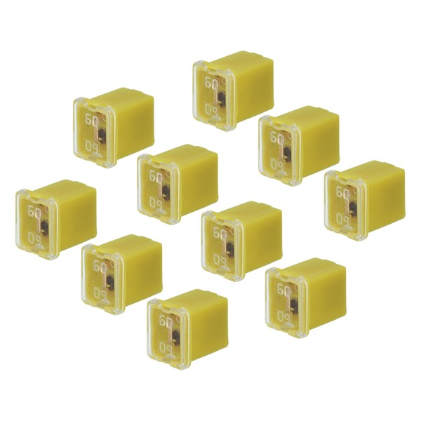 sourcing map Automotive Cartridge Fuse 48V 60A Female Terminal J