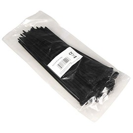 MC POWER - Cable Ties | Pack of 100, 200 x 2.5 mm, Black