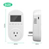 Temperature Controlled Outlet, Briidea Thermostat Outlet Compatible with Window Air