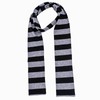 4Pcs Adults Costume Accessories Black and Grey Striped Men's Scarf