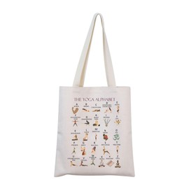 Yoga Tote Bag Yoga Lover Gift Yoga Instructor Gift Yoga Teacher Gift Meditation Gift Zen Gift (Yoga Tote)