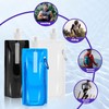 YeahBoom Pack of 3 500 ml Foldable Water Bottles, Foldable