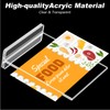 Clear Acrylic Sign Holder 5x7 Vertical, 6 Pack Double Sided