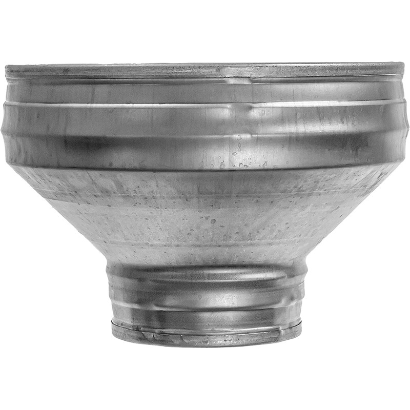 200 x 80mm Duct Reducer with Rubber Gasket Round Reducer