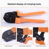 Manual Crimping Tool with Ratchet for 15A 30A 45A Connections