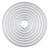 Rayher Mascherine cerchio trapunto, 1,,6-7,1cm, 8pz, bus.blis., 50283000