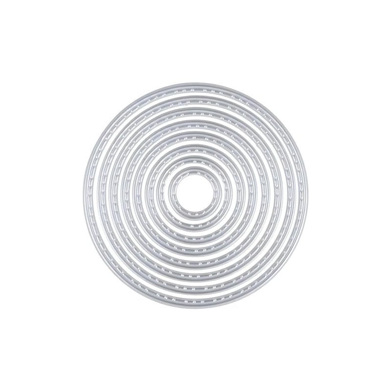 Rayher Mascherine cerchio trapunto, 1,,6-7,1cm, 8pz, bus.blis., 50283000