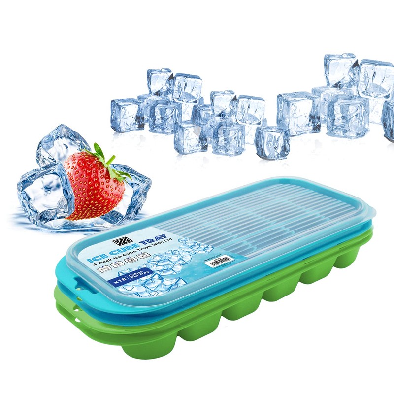 ZYBUX - 4 x Set of Ice Cube Tray with