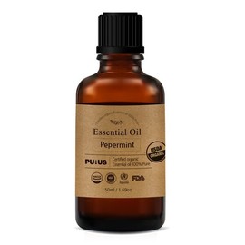 The Beauty Gallery Pures Organic Peppermint Essential Oil 50ml / 더뷰티갤러리 퓨어스 유기농 페퍼민트 에센셜 오일 50ml