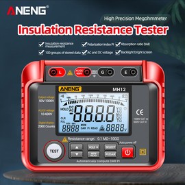 MH12 Insulation Resistance Tester Shaking Table High Precision Megger Digital Insulation Resistance Meter Voltage Meter