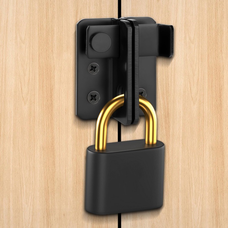 Heveer Door Bolt Stainless Steel Deadbolt Lock Lockable Small Deadbolt