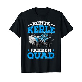 T-Shirt with German Text "Echte Kerle fahren" ("Real Soccer Bunch") [German Language]