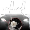 Set of 4 Headlight Bulbs Retaining Clip Holder Car Headlight