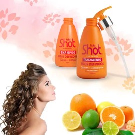 Kit Activador Rizos Fijación Shampoo Y Tratamiento Antifrizz