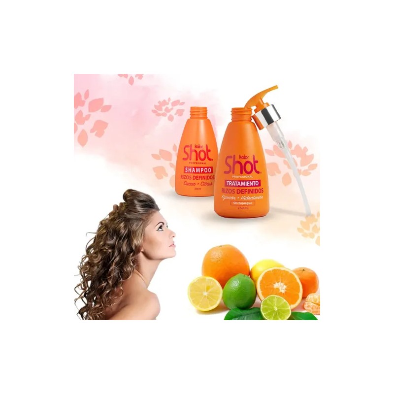 Kit Activador Rizos Fijación Shampoo Y Tratamiento Antifrizz