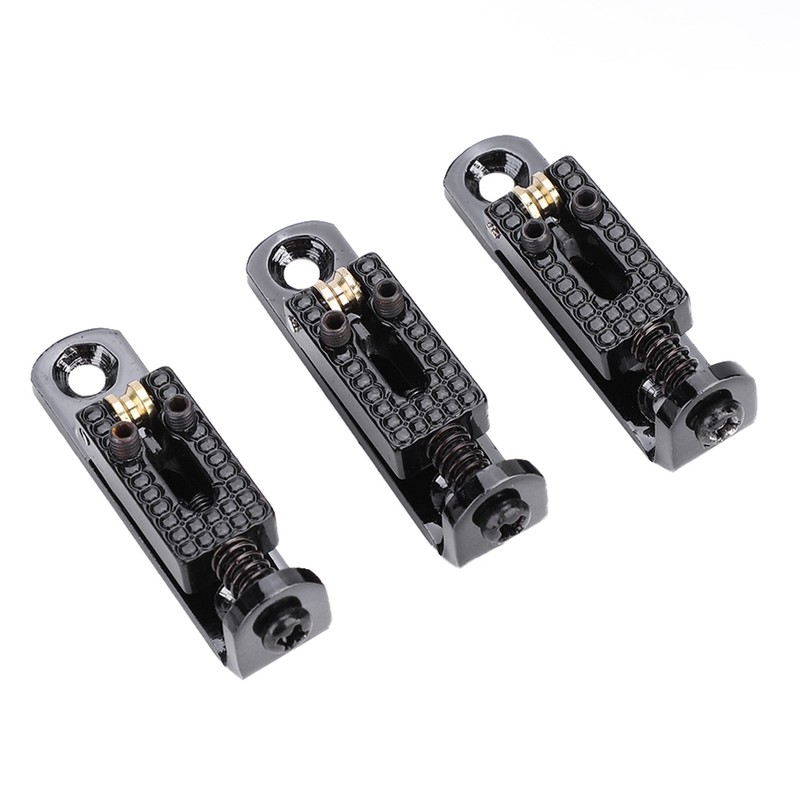 3 PCS Single Roller String Bridge 3cm for Guitar Musical