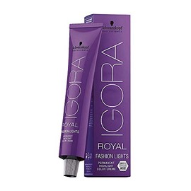Schwarzkopf Igora Royal Fashion Lights Permanent Highlight Color Creme with Fibrebond Technology (L-77 Copper Extra)
