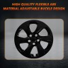 Mayello For 2019-2024 Toyota RAV4 17" GLOSS BLACK Hubcaps Wheel