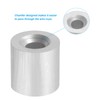 PATIKIL 1/4"/6mm Wire Rope Stop Sleeve,10 Pack Aluminum Crimping Loop