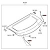 New Genuine Mazda 3 BL Cargo Luggage Cover Parcel Shelf