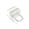 YARDWE 4pcs Home Valance Clips Decorative Horizontal Blind Clips Blind