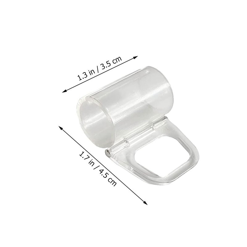 YARDWE 4pcs Home Valance Clips Decorative Horizontal Blind Clips Blind