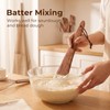 HJZHII 2PCS Wooden Spatula for Cooking, 12 Inch Flat Wood