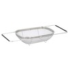 Stainless Steel Colander for Sink Drainer Extendible with Handles 33