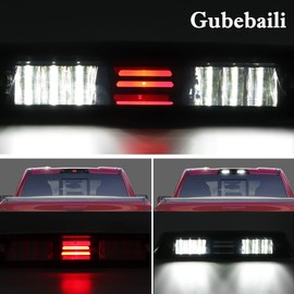 LED Third 3rd Brake Light Rear Cargo Lamp Assembly High Mount Stop light Fit for Ford F150 2009-2014 (Smoke Lens)