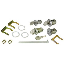 RestoParts Ignition Doors Trunk Lock Set With Original Style Octagon Keys 1966-1967 GTO Lemans 1967 Chevelle
