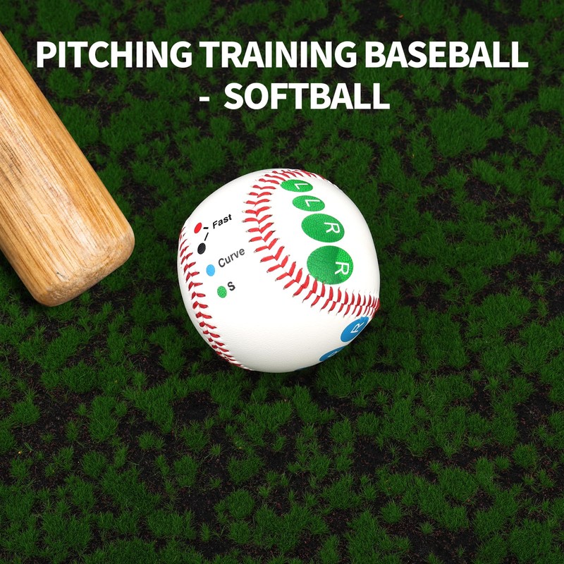 Gosknor Baseball Training Ball, Pitch Training Baseball with Finger Placement