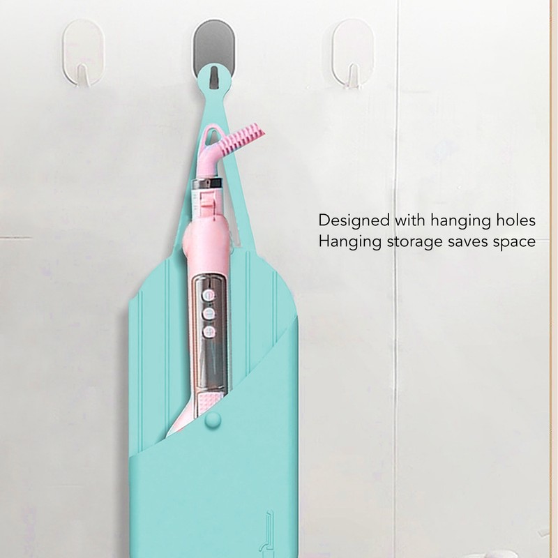 Silicone Heat Resistant Mat Pouch with Hanging Hole Portable Travel