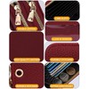 BNMBQKL Credit Card Holder Wallet RFID Blocking, Leather Wallet for