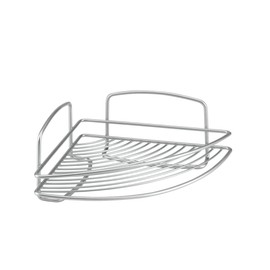 Metaltex serie Onda - Mensola angolare a un ripiano per bagno - (460201)