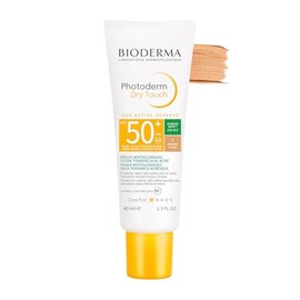 Bioderma, Protector Solar en Gel, Photoderm Dry Touch Tono Dorado, FPS50, Control Brillo, Reduce Imperfecciones, 40ML