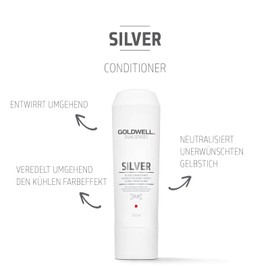 Goldwell Dualsenses Silver Conditioner for Grey and Cool Blonde Hair 200ml