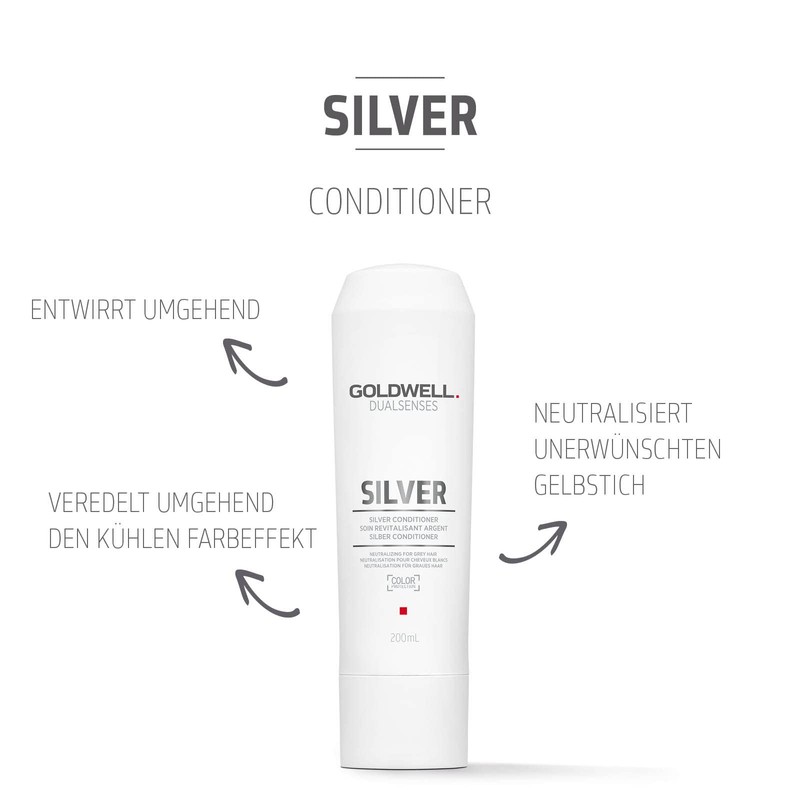 Goldwell Dualsenses Silver Conditioner for Grey and Cool Blonde Hair
