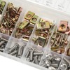 130 Pcs U Type Nut Clip Screw Set Automotive Nut