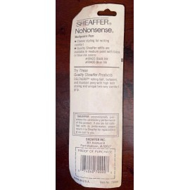 Sheaffer Factory Sealed NEW NOS Vintage Sheaffer No Nonsense Medium Ball Point Pen Black