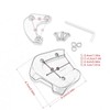 Worldmotop Motorcycle Kickstand Pad Side Stand Foot Extension Enlarger Plate